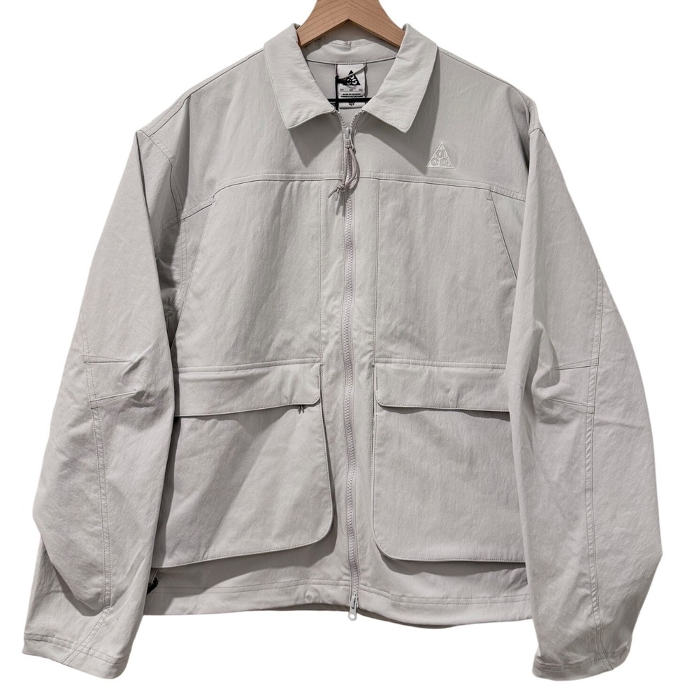 Nike ACG Smith Summit Jacket Womens L Grey UV Resistant NWT HV0583-025 - Picture 3 of 13